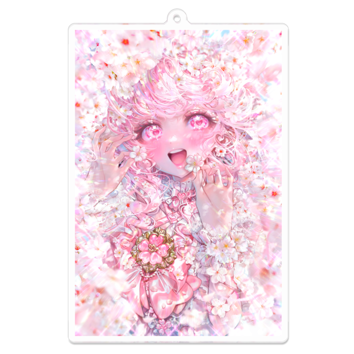 アクリルキーホルダー - 100 x 100 (mm)
