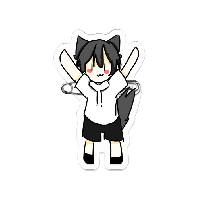 アクリルバッジ - 50 x 50 (mm)