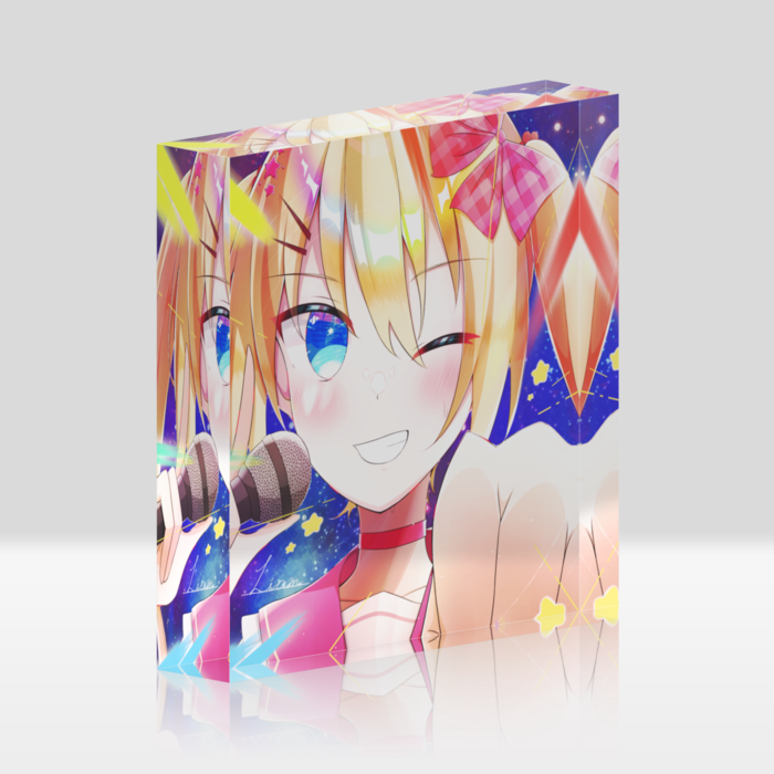 アクリルブロック - 100x100mm（クリア）