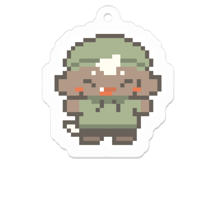 アクリルキーホルダー - 50 x 50 (mm)