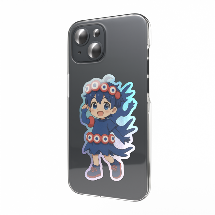 オーロラスマホステッカー - 縦