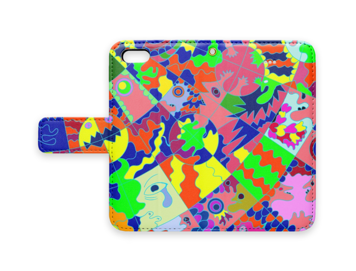 手帳型iPhoneケース - iPhone 5 / SE - ストラップ穴 あり