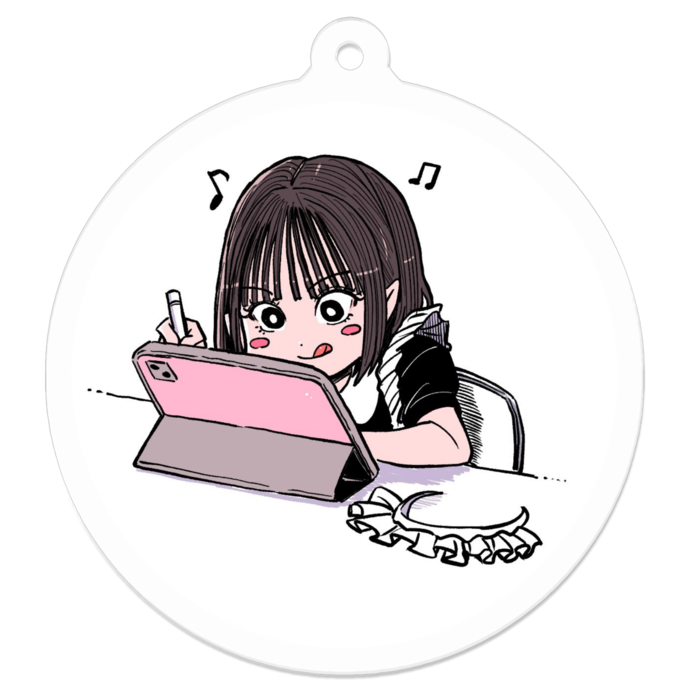 アクリルキーホルダー - 50 x 50 (mm)