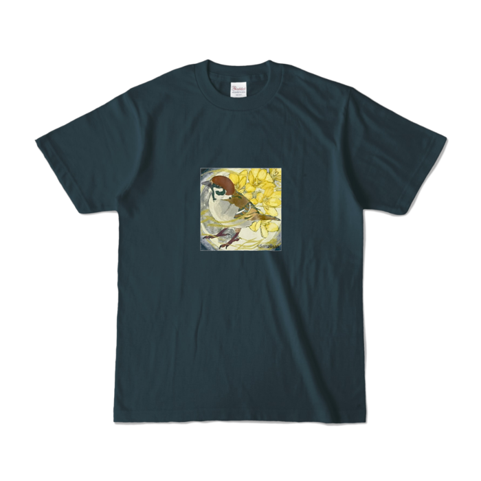 カラーTシャツ - S - デニム (濃色)