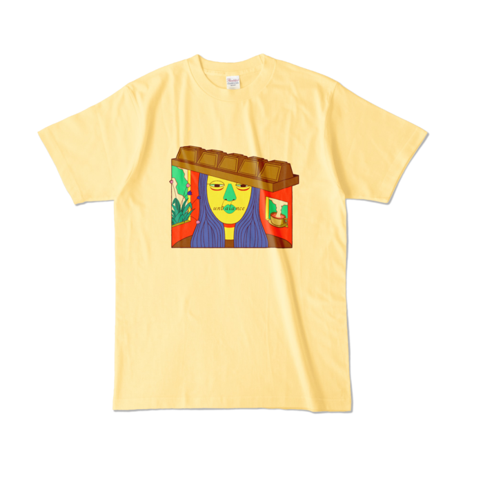 カラーTシャツ - L - ライトイエロー (淡色)