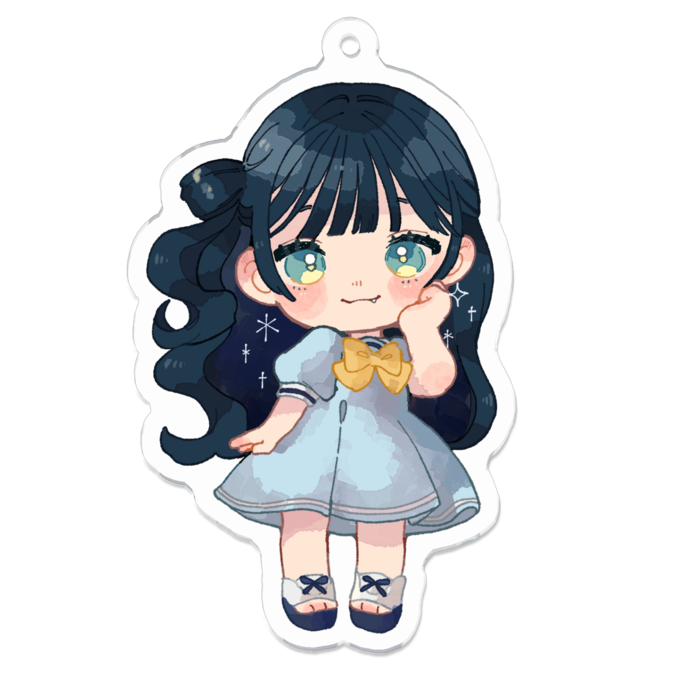 アクリルキーホルダー - 70 x 70 (mm)