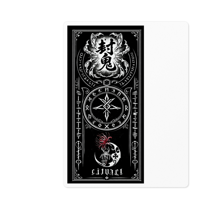 ステッカー - 100 x 100 (mm)(黒)