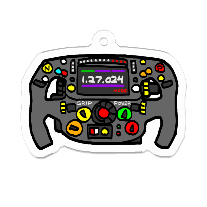 アクリルキーホルダー - 50 x 50 (mm)