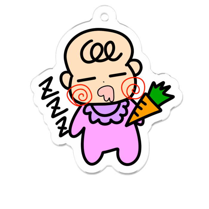 アクリルキーホルダー - 50 x 50 (mm)