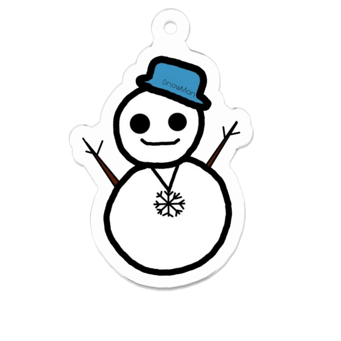 アクリルキーホルダー（コーティング） - 50 x 50 (mm)