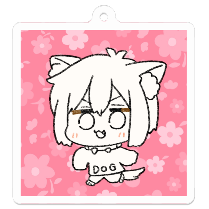 アクリルキーホルダー - 50 x 50 (mm)