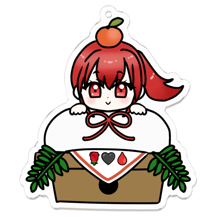 アクリルキーホルダー（コーティング） - 70 x 70 (mm)