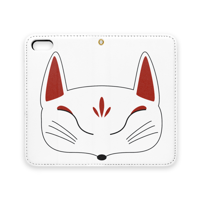 手帳型iPhoneケース（ベルトなし） - iPhone 5 / 5s / SE - ストラップ穴 あり
