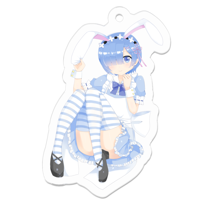 アクリルキーホルダー - 50 x 50 (mm)