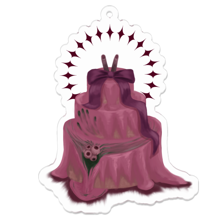 アクリルキーホルダー - 70 x 70 (mm)