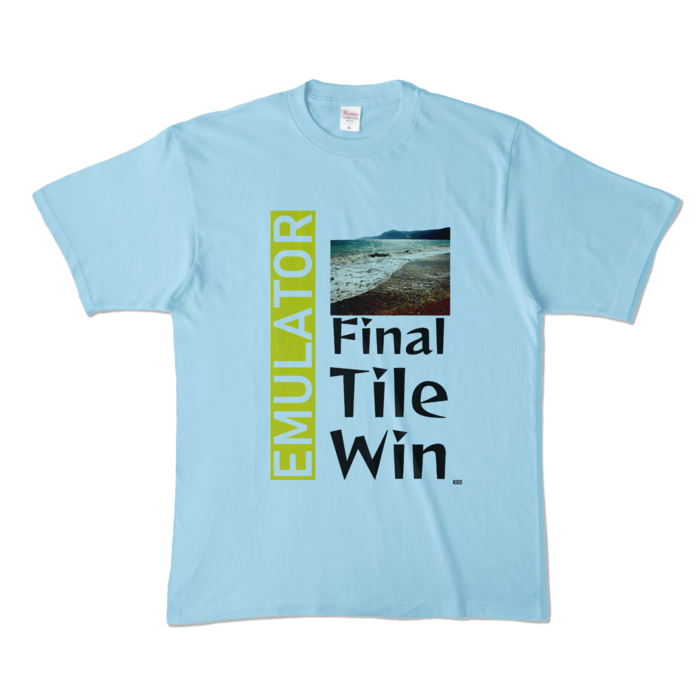 カラーTシャツ - XL - ライトブルー (淡色)