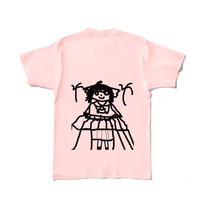 八弥カラーTシャツ - L - ライトピンク (淡色)
