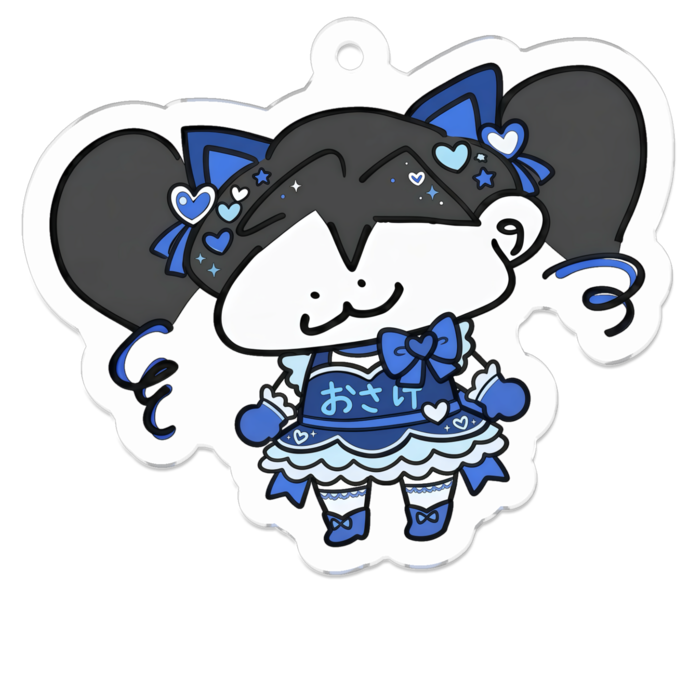 アクリルキーホルダー - 50 x 50 (mm)