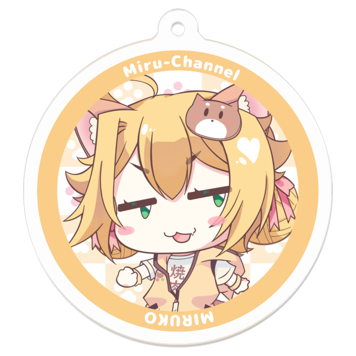 アクリルキーホルダー - 50 x 50 (mm)