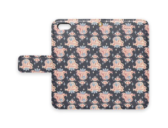 手帳型iPhoneケース - iPhone 5 / 5s / SE - ストラップ穴 あり
