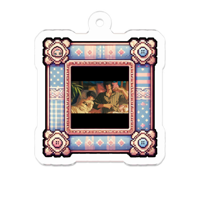 アクリルキーホルダー - 50 x 50 (mm)