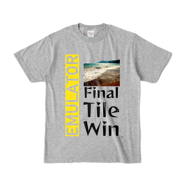 カラーTシャツ - S - 杢グレー (濃色)