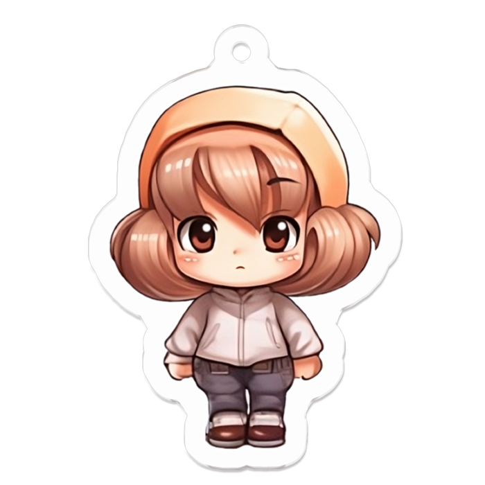 アクリルキーホルダー - 50 x 50 (mm)