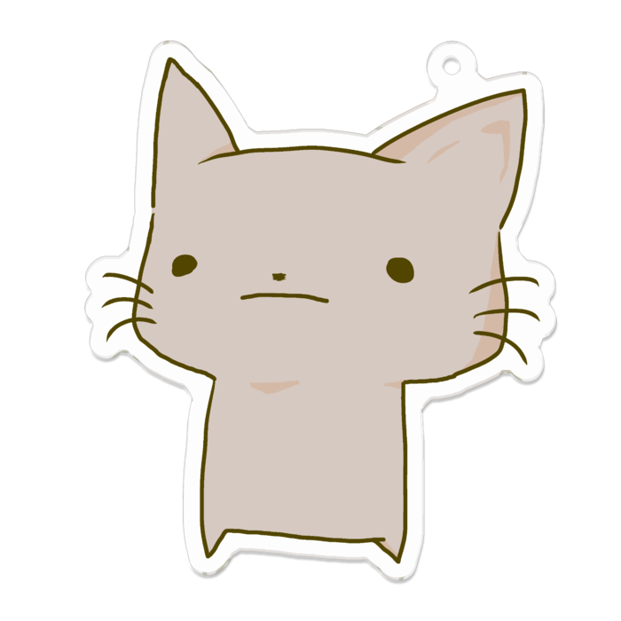 アクリルキーホルダー - 70 x 70 (mm)