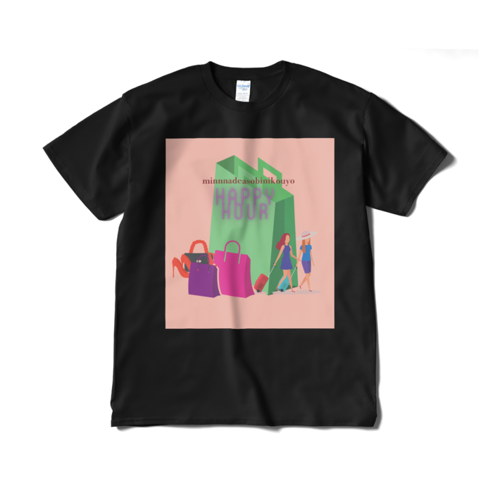 Tシャツ(短納期) - XL - ブラック