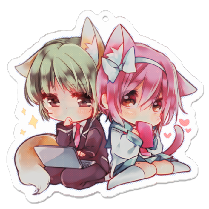 アクリルキーホルダー - 70 x 70 (mm)