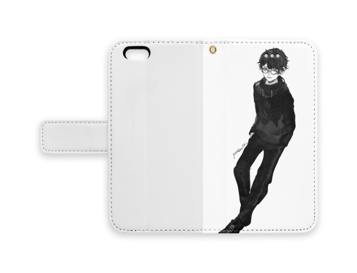 手帳型iPhoneケース - iPhone6 - ストラップ穴 あり