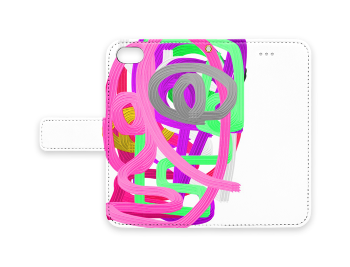 手帳型iPhoneケース - iPhone7 - ストラップ穴 あり