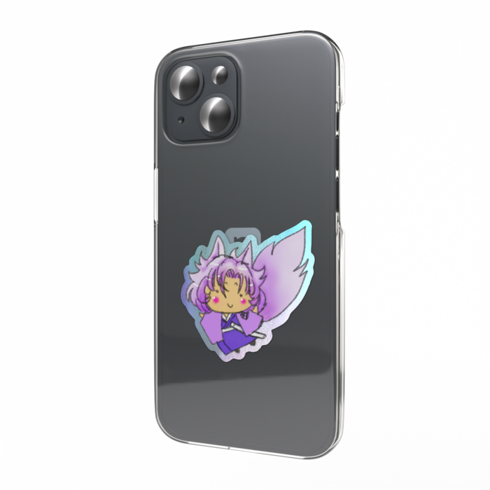 オーロラスマホステッカー - 縦