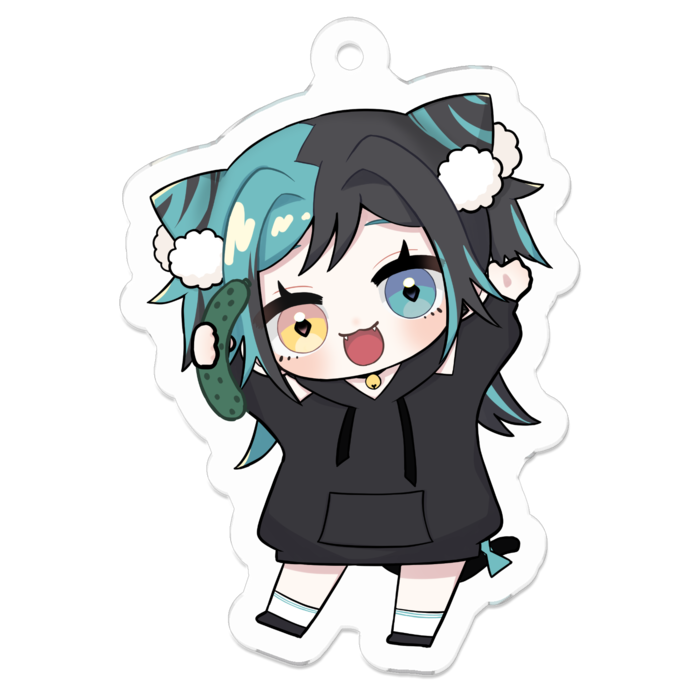 アクリルキーホルダー - 50 x 50 (mm)