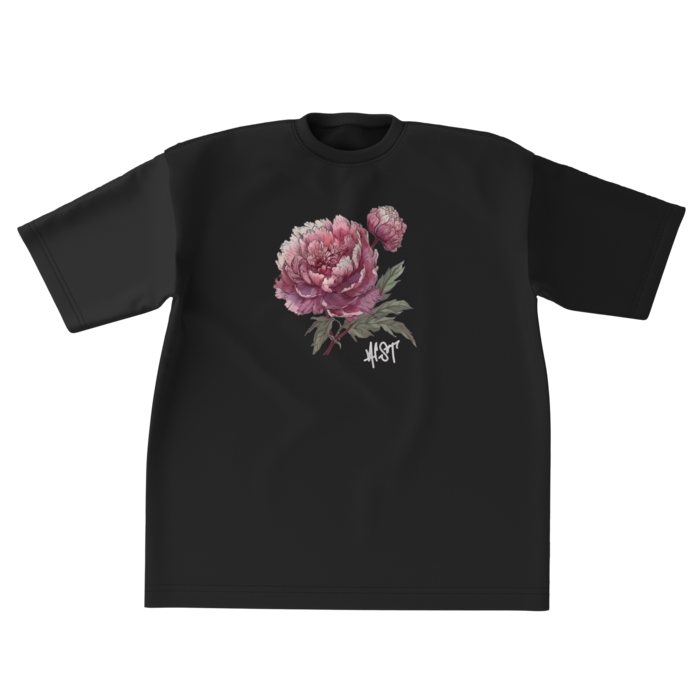 ビッグシルエットTシャツ（black） - XL - 正面