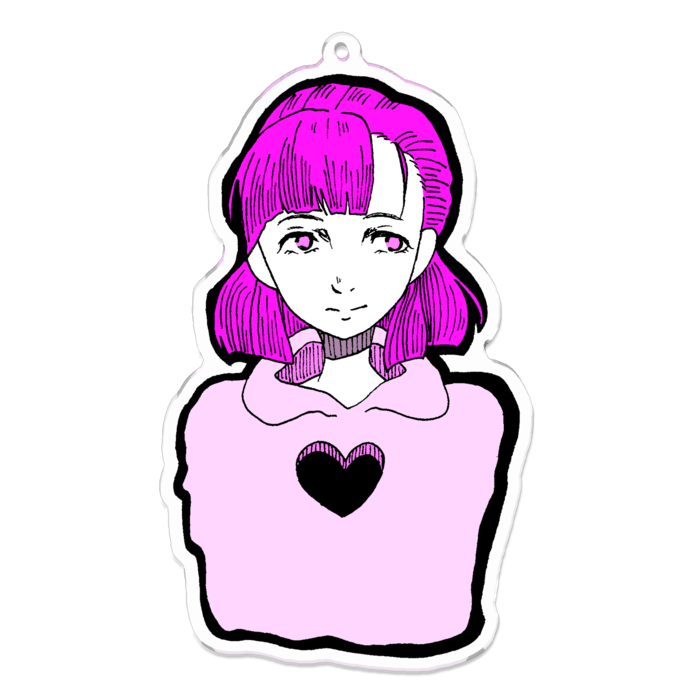 アクリルキーホルダー - 100 x 100 (mm)