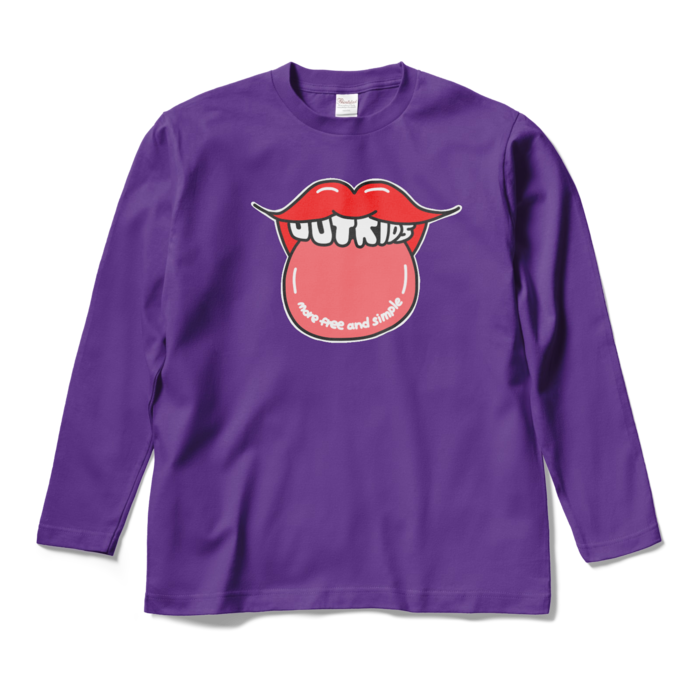 ロングスリーブTシャツ - M - パープル