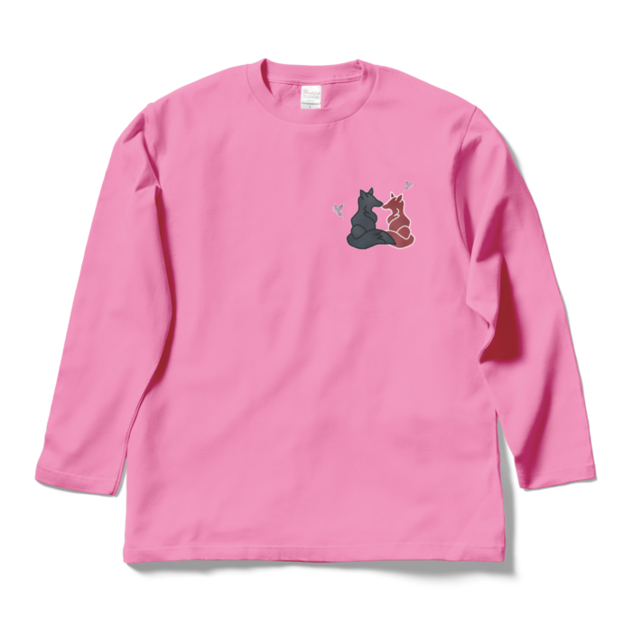 ロングスリーブTシャツ - L - ピンク
