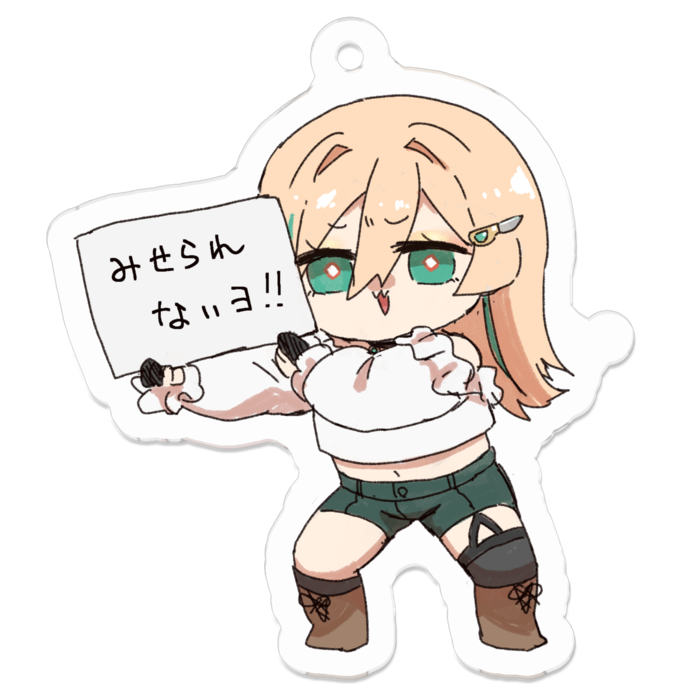 アクリルキーホルダー(コーティング) - 50 x 50 (mm)