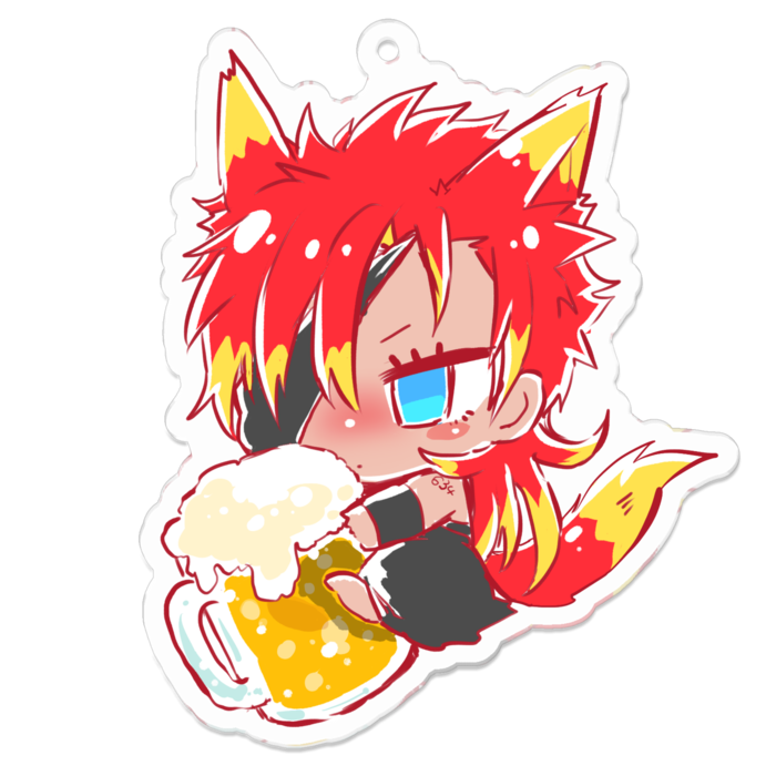 アクリルキーホルダー - 70 x 70 (mm)