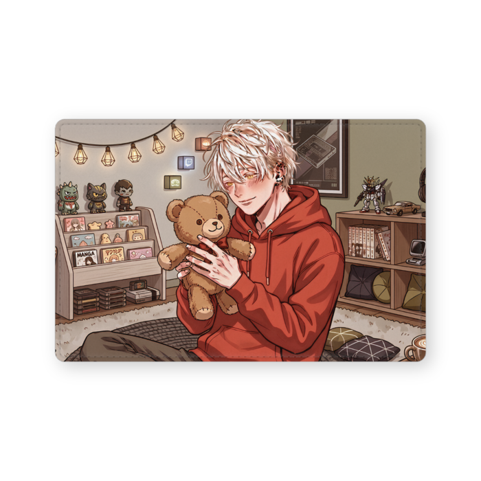 レザー製名刺入れ - 102 x 72 (mm)