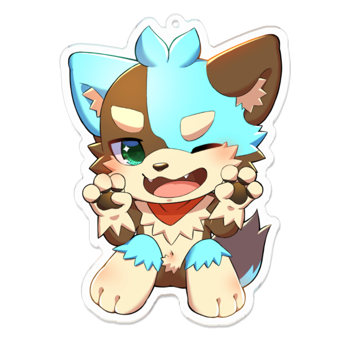 アクリルキーホルダー - 100 x 100 (mm)