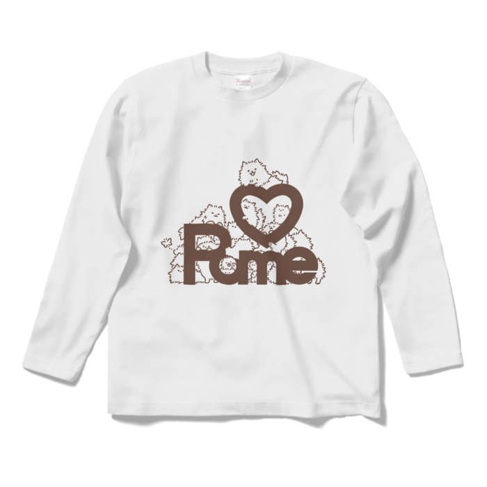 ロングスリーブTシャツ - S - ホワイト（ラインアート）