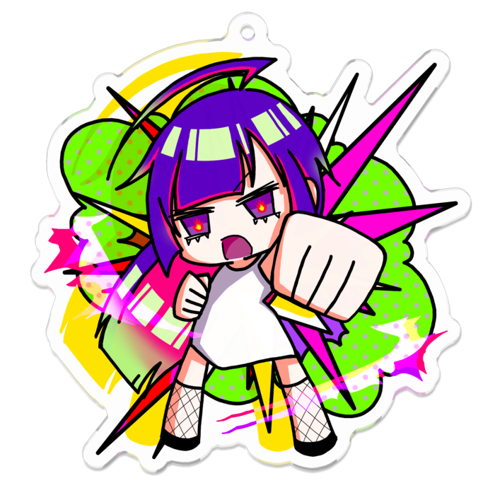 アクリルキーホルダー - 70 x 70 (mm)