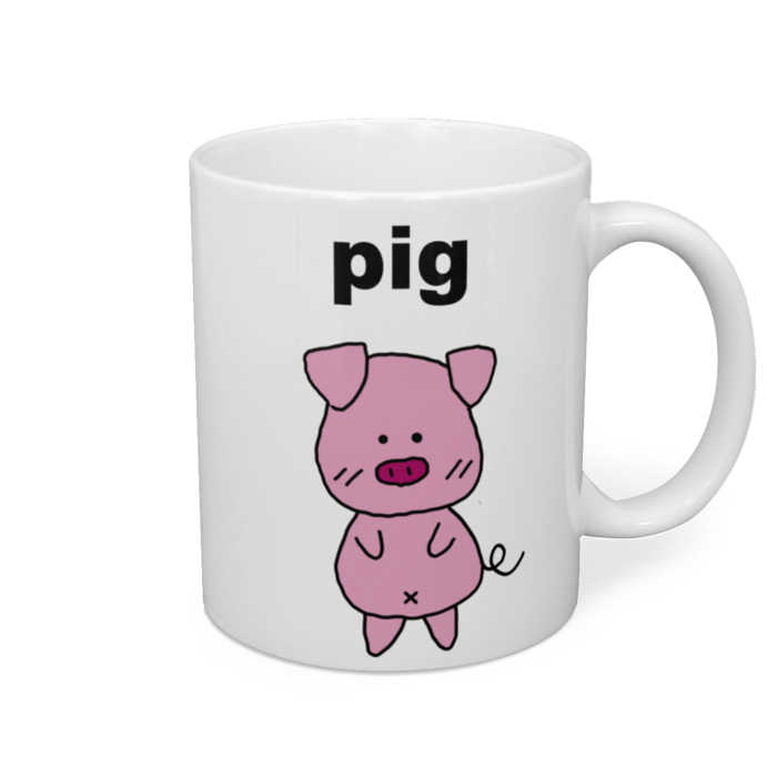 マグカップ - 直径 8 cm / 高さ 9.5 cm