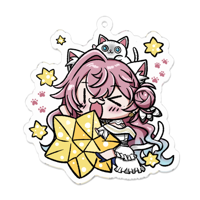 アクリルキーホルダー - 70 x 70 (mm)