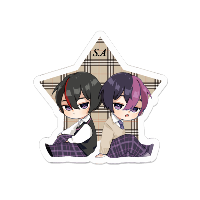 アクリルバッジ - 50 x 50 (mm)