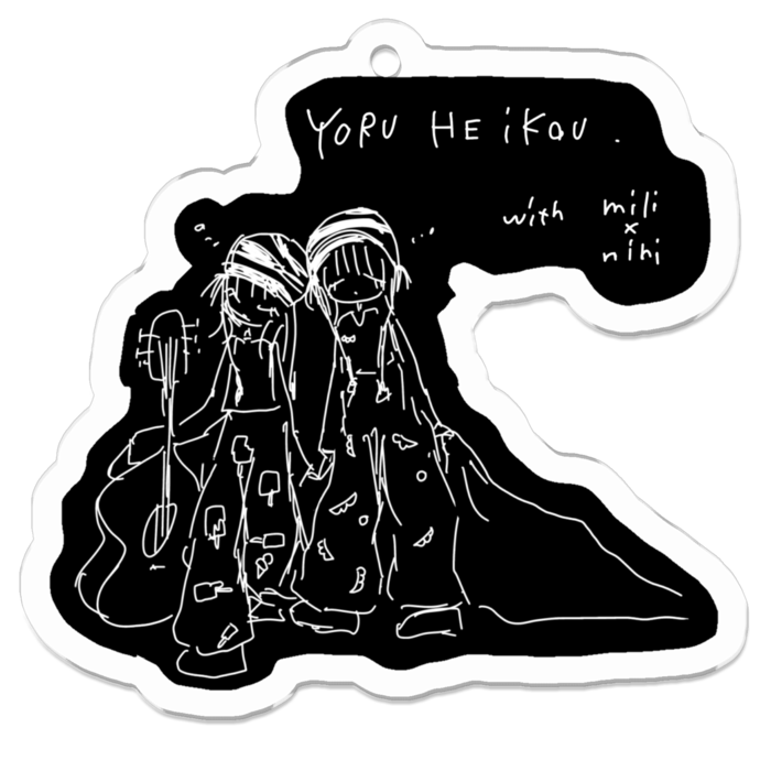 アクリルキーホルダー - 50 x 50 (mm)