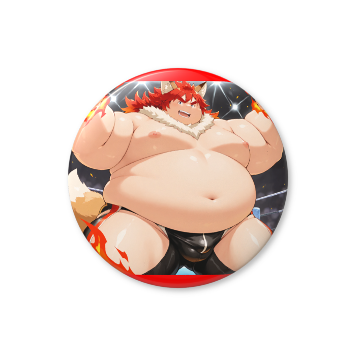 【缶バッジ(バリュー)】赤井さん(狐A) 76mm