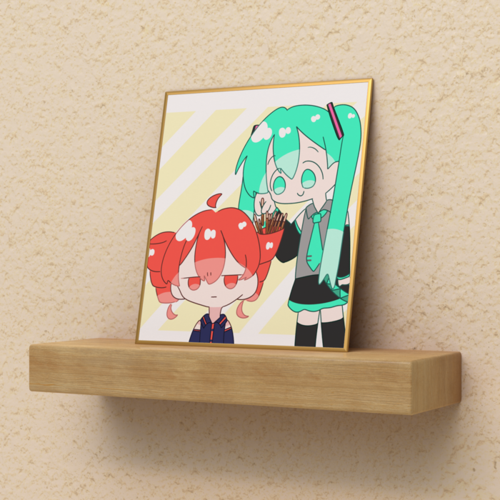 色紙 - ミニ（H135 × W120mm）